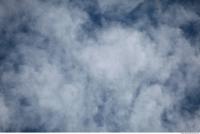 Photo Texture of Blue Clouded Clouds